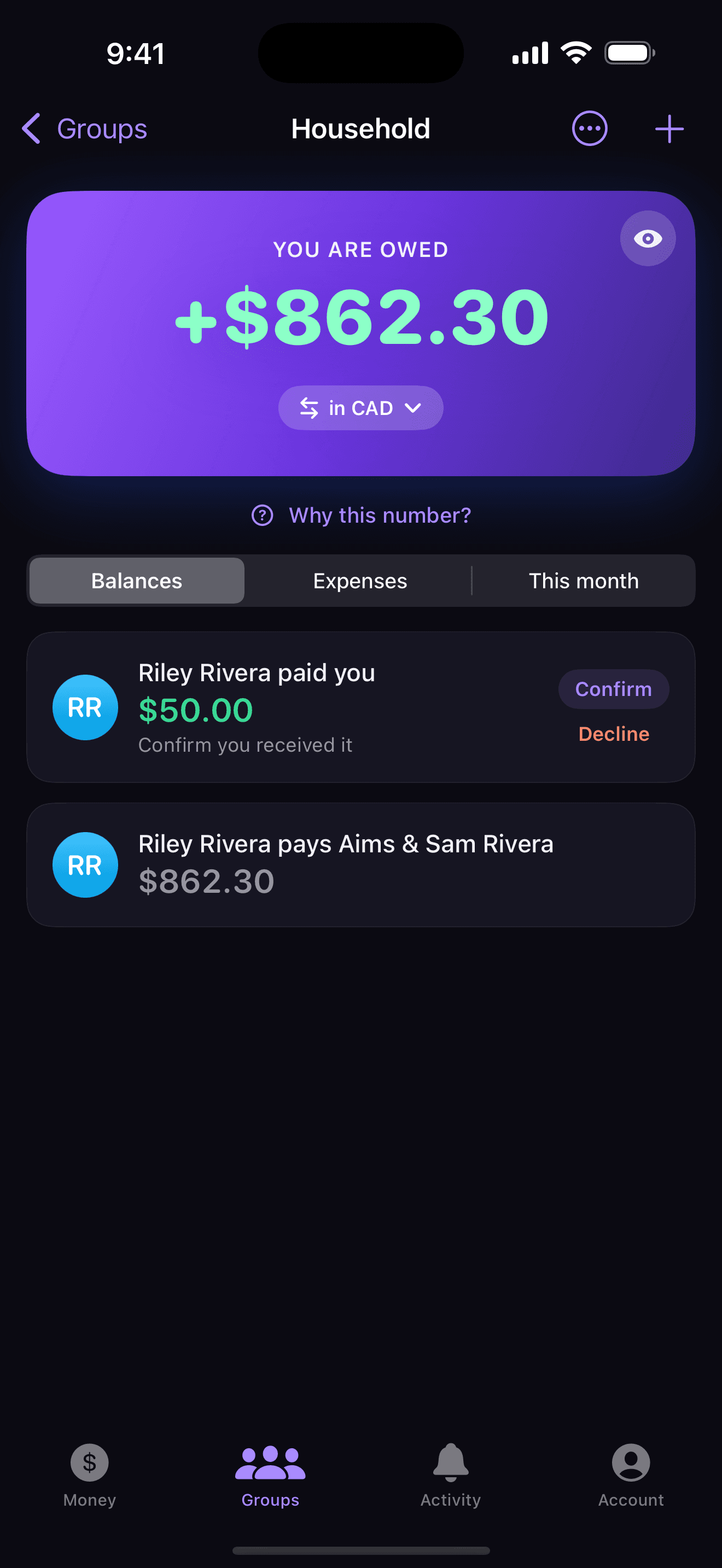 Confirm you got paid